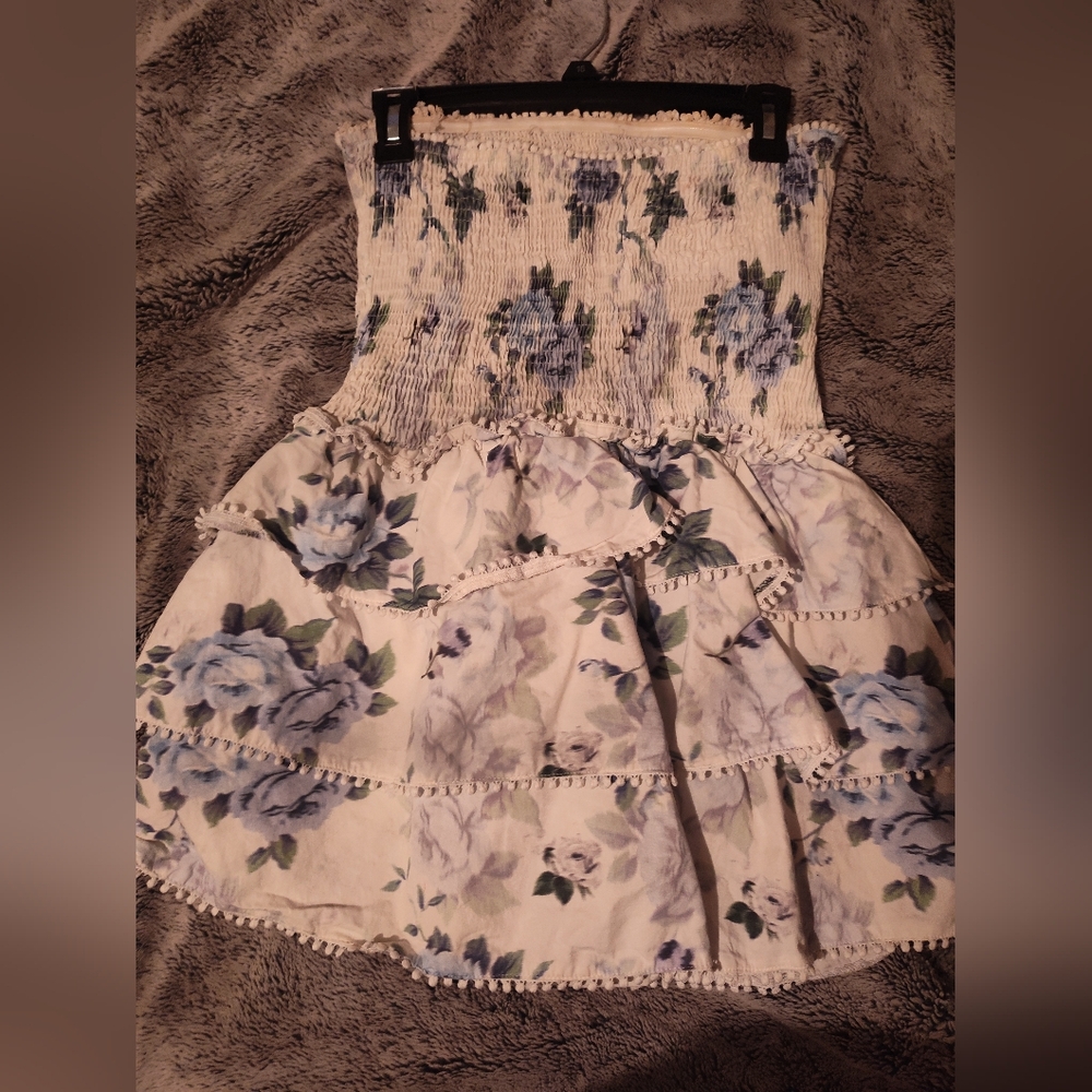 Princess Polly strapless floral homecoming dress